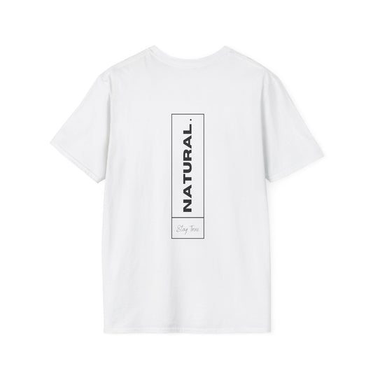 Natural T-Shirt (Logo) (White)